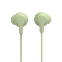 auriculares hama curly con cable usb-c para llamadas y musica verdes claros