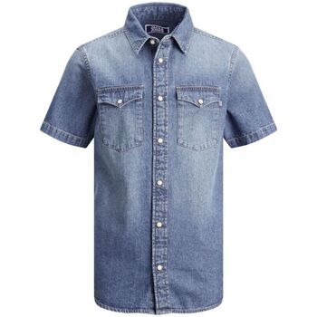 Jack & Jones Camisa manga corta 12190003 JJE SHERIDAN SHIRT S/S NOOS JNR MEDIUM BLUE DENIM para niño