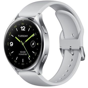 Xiaomi Watch 2 Bluetooth GPS NFC 46mm Plata Correa Plata 5ATM SpO2 Pulsómetro