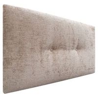 dhome cabecero de lana natural con botones 95x50cm camas 90 - marron claro