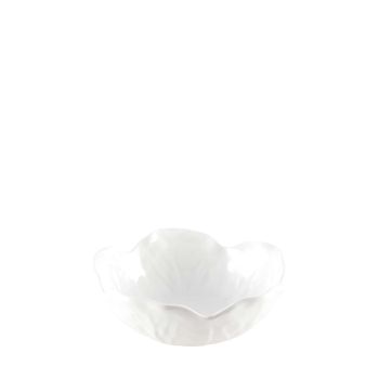 Plato hondo blanco en melamina 17.5x17.5x5cm - lote de 6