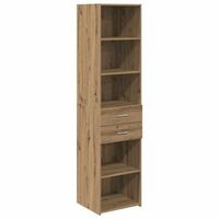 alacena roble artisan 45 x 425 x 185 cm madera de ingenieria vidaxl