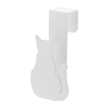 colgador de trapos  blanco metal  4 x 4 x 9 cm