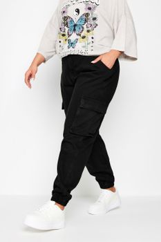 Vaqueros Algodón Negros Efecto Lavado, Mujer Curvy Y Tallas Grandes, Yours