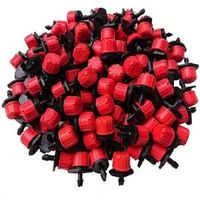 gotero rojo regulable variflow de 0 a 70 litroshora 5000 unidades  oferta exclusiva