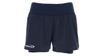 Pantalon corto 2 en 1 inov 8 airlite negro  mujer