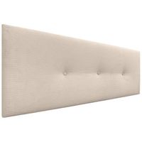 dhome cabecero de pana liso con botones 145x60 camas 120135140 - beige