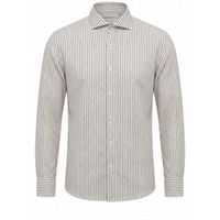 archivium camisa manga larga sr11ca nes slub h-722 mustang brown para hombre