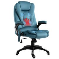 vinsetto silla de oficina con masaje de 6 puntos de masaje funcion basculante