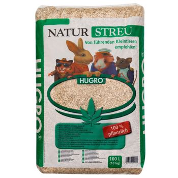 Lecho de cáñamo HUGRO® para roedores - 2 x 100 l