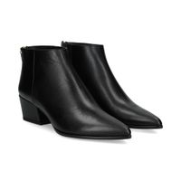 unisa botines con tacon mujer - negro talla 40