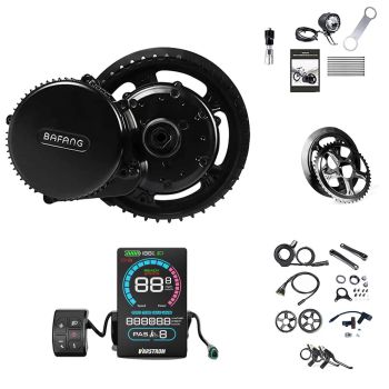 [EU DIRECT] BAFANG BBS02B 48V 500W Mid-Motor Conversion Kit Electric Bike Kits with VD618 Pantalla de visualización 36/4