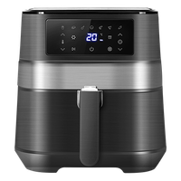 taylor swoden andrea - freidora sin aceite 55 l 1700 w  freidora de aire caliente 7 menus programados pantalla led tactil cesta de freir extraible incluye libro de recetas sin bpa