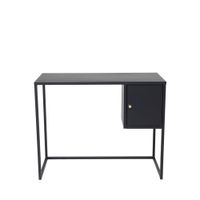 escritorio 1 puerta de metal l95cm - negro