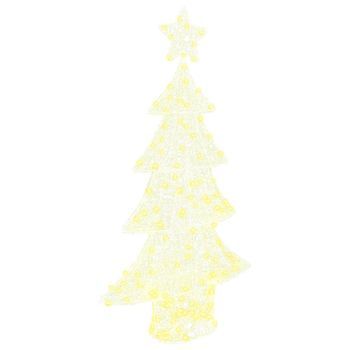 Árbol De Navidad | Decoraciones De Navidad Con 160 Led Cálido 150 Cm Acrílico