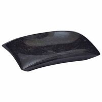 lavabo marmol negro 50x35x10 cm vidaxl