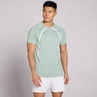 camiseta tempo con paneles para hombre de mp - eucalipto - xxxl
