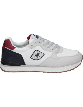 Zapatillas Bajas Para Hombre Lois 64401 Blanco Y Negro 44