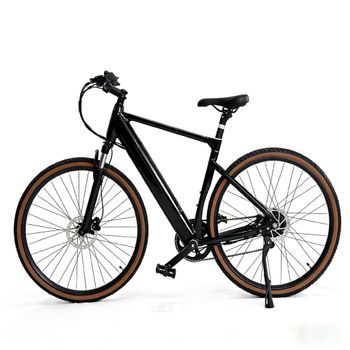 Bicicleta Eléctrica Yangor H700 700c Con Sensor De Par, 36 V, 10,4 Ah, 7 Velocidades, Negra