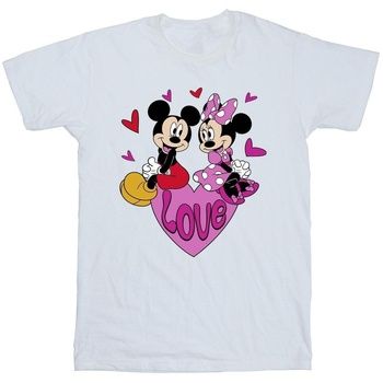 Disney Camiseta Love Hearts para niño