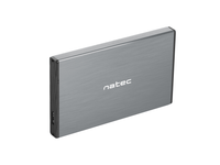 caja externa natec rhino go disco duro 25 usb 30 sata gris