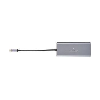 Base para portátil Kramer KDock-2 USB-C 100W Ethernet HDMI Lector SD