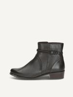 caprice bootie brown made of leather with block heel size 41