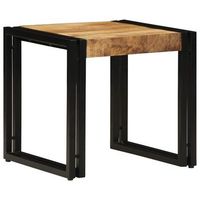 mesa de cafe  mesa de centro marron 40 x 40 x 38 cm madera de mango maciza