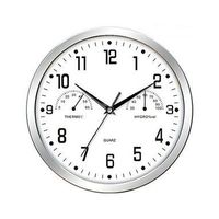timemark reloj de pared redondo 30 cm termometro humedad cl-49