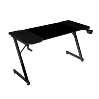 mesa mars gaming mgd x140 chasis de acero tablero negro 140x60 diserro fibra carbono alf xxl
