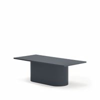 mesa de centro rectangular gris antracita