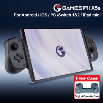 GameSir X5s - Control Inalámbrico para Nintendo Switch 2/1, Android, iOS y PC con Joysticks y Gatillos de Efecto Hall, 3 Modos