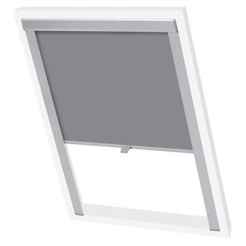 Persiana Enrollable Opaca Gris Mk06 Ggl Y Ggu Vidaxl
