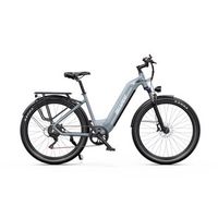 bicicleta electrica urbana onesport wt05 36 v 182 ah sensor de par 275 gris