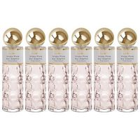 pack de 6 eau de parfum mujer saphir limit vida pink 200 ml