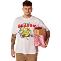 spongebob squarepants camiseta absorb the season para hombre