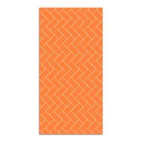 alfombra vinilica naranja 120x160cm mosaico ladrillos