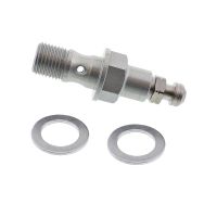 tornillo banjo m10x125 simple alu gris con purgador gris