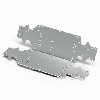 ZD Racing MT16 1/16 piezas de coche RC chasis placa inferior aleación de aluminio modelos de vehículos accesorios de rep