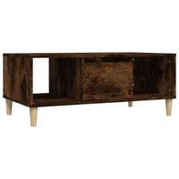 mesa de centro con 2 compartimentos diseno moderno 90 x 50 x 365 cm madera de ingenieria marron dec038521