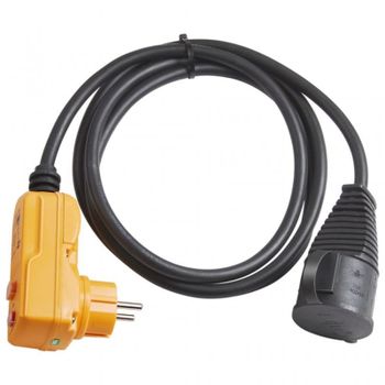 Brennenstuhl Cable Alargador de Protección 2m Negro