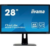 iiyama prolite b2875uhsu-b1 4k ultra hd 28r lcd monitor - black black