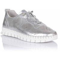 renature deportivas moda zapato sport en piel - flores 02 para mujer