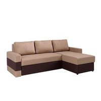 sofa rinconero providence 162 de color marron claro funcion de descanso 234x156x82cm