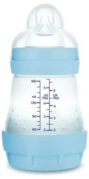 MAM Biberón Easy Start Anti-Colic Flujo Lento Azul Mate 0-2m 160 ml