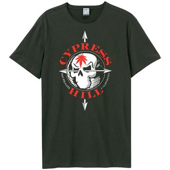 Amplified Clothing Camiseta manga larga Skull para mujer