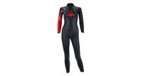 traje de neopreno para mujer aquasphere racer v3 negro   rojo