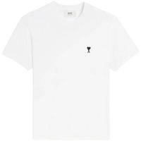 ami paris camiseta t-shirt hts346724100 white para mujer