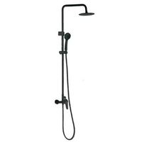 ducha columna negra ibergrif leon m17059b