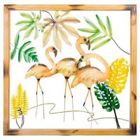 mural decorativo de pared de metal 87x4x87